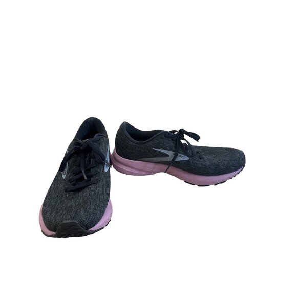 Brooks Launch 7 Womens black ebony running Shoes Sneakers size 8 SKU 8542 - Picture 1 of 13
